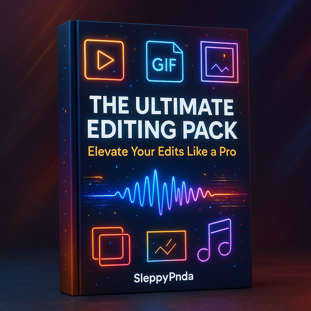 🔥 The Ultimate Editing Pack – Elevate Your Edits Like a Pro! 🎬✨